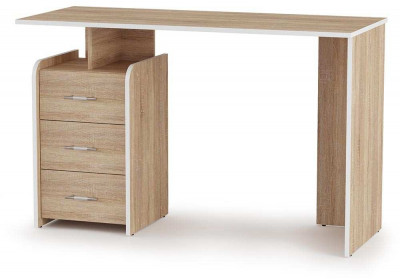 ПКС-8 стол письменный левый дуб сонома