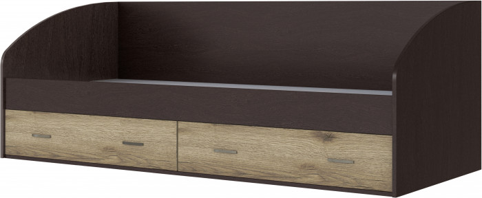 Кровать с ящиками Орион, Венге/Дуб делано