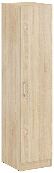 Стандарт Пенал, цвет дуб сонома, ШхГхВ 45х52х200 см., универсальная сборка