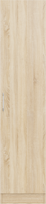 Стандарт Пенал, цвет дуб сонома, ШхГхВ 45х52х200 см., универсальная сборка