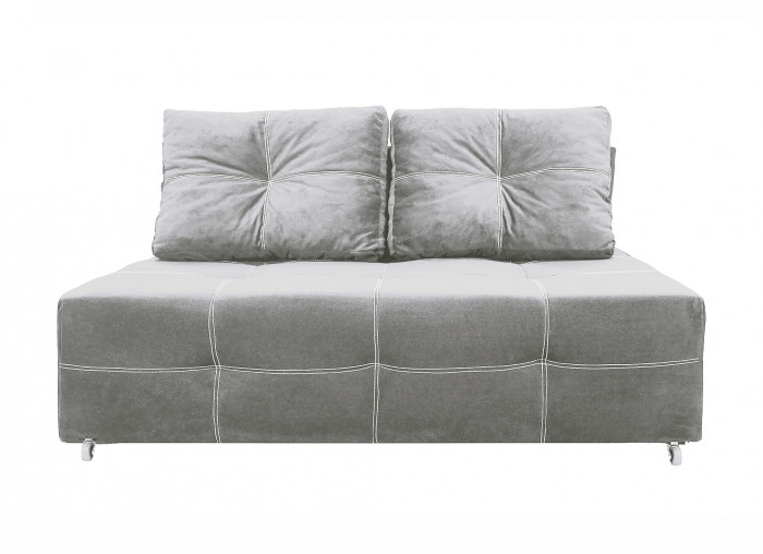 Диван аккордеон Марс Мини велюр серый 140