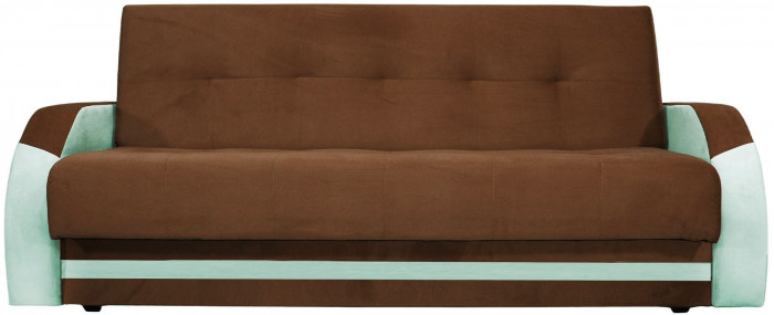 Диван-книжка Феникс, 120х190, велюр коричневый