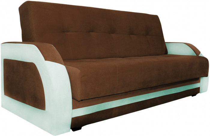 Диван-книжка Феникс, 120х190, велюр коричневый