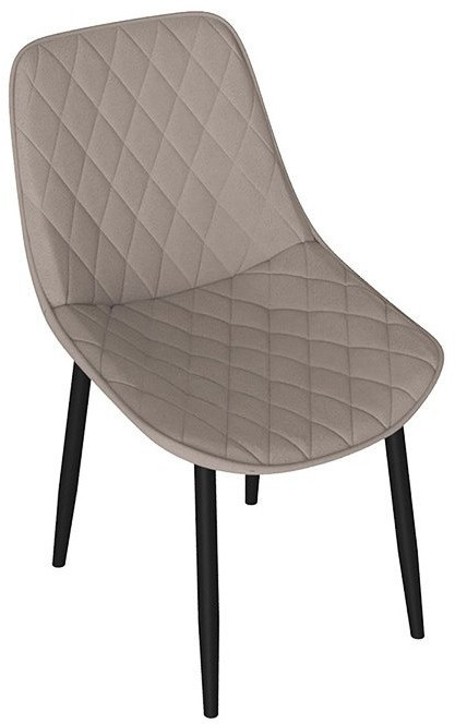 OSCAR Стул (Черный муар/Велюр L005 синий)