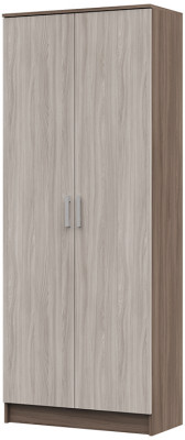 ШК-204 Машенька ЛДСП шкаф комби (800*2020*380) шимо темный/шимо светлый