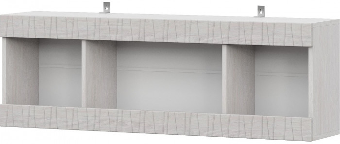 Модульная система "Гамма 20" Полка навесная (1200) Серия №4 Ясень Анкор светлый