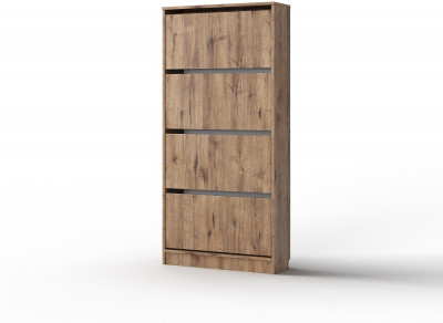 Тумба для обуви 4 двери "Аризона" - Дуб веллингтон