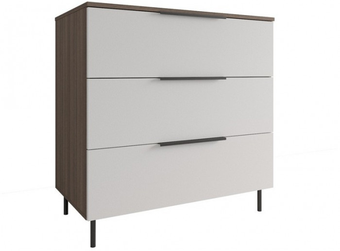 Модульная спальня Роза комп.4, Орех Франклин карамель/Белый софт