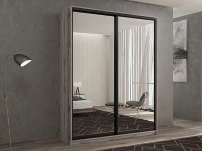 Шкаф-купе Кааппи 1 Эвок Окаменелый 100х60х230 см