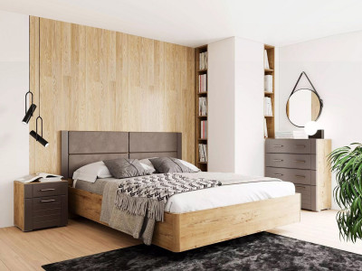 Спальня Livorno 5 дуб бунратти / софт графит