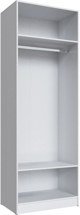 Шкаф Мадрид, композиция 12, Белый/Ателье светлое