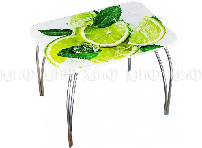 Обеденный стол прямоугольный с фотопечатью