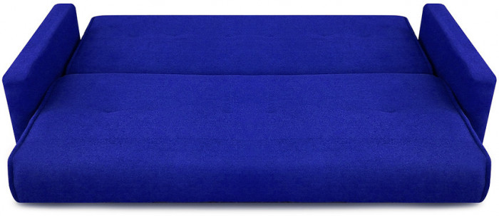 Раскладной диван-кровать, прямой, книжка, цвет синий, Милан 120