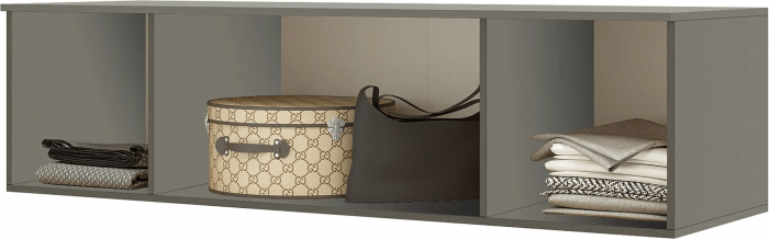 Норд Шкаф 4-х створчатый 1600 + Норд Антресоль к шкафу 1600 Дуб Крафт белый