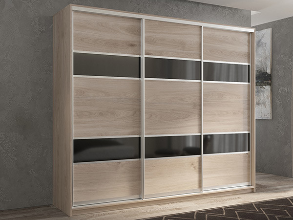 Шкаф-купе Кааппи 7 Кастелло Серый 180х60х230 см