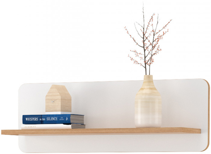 Вуди Компоновка № 34, цвет белый премиум/дуб крафт золотой/саванна латте, сп. м. 900х2000 мм., б/м, основание есть, матрас высотой до 200 мм.