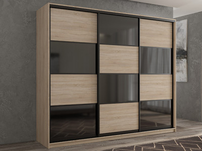 Шкаф-купе Кааппи 13 Сонома Светлый 210х60х230 см