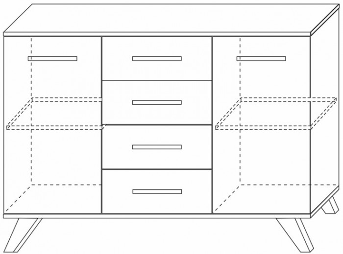 Гостиная Вега Скандинавия (комплект 1)