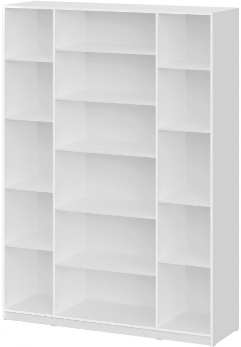 Шкаф распашной с наполнением (13 полок) ШК 5 (1600), Белый