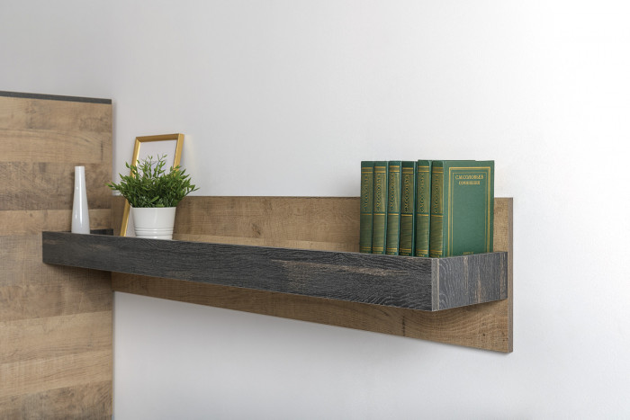 Трувор Гостиная 015, цвет дуб гранж песочный/интра, ШхГхВ 284,6х45,4х210 см., универсальная сборка