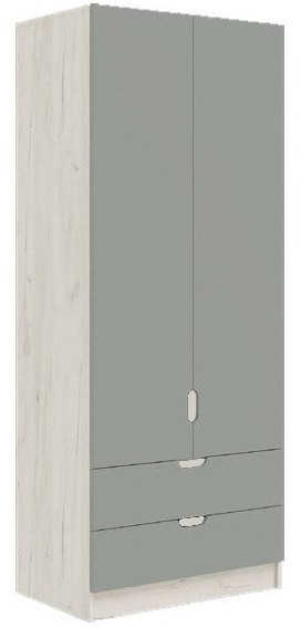 Юниор-4 Шкаф (800) (Шарли пинк, Крафт белый)