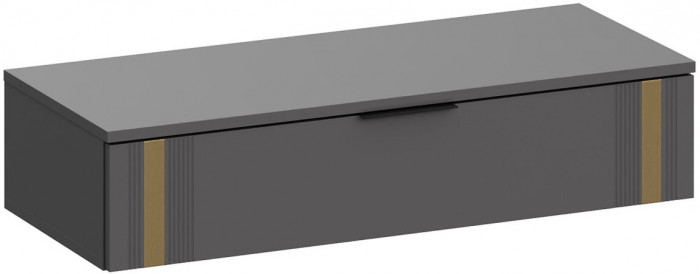 Модульная Прихожая Эмэ, набор №2, Графит/Графит золото, Simple 27