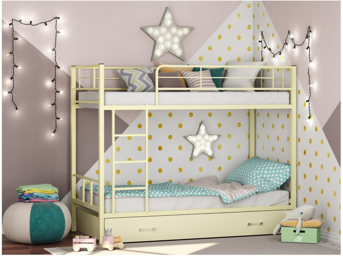 Двухъярусная кровать Севилья 2Я (Черный, Венге)