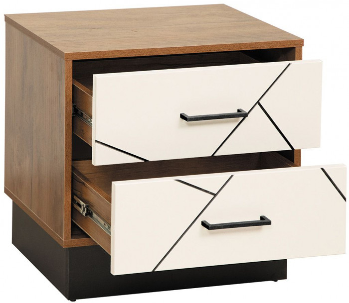 Тумба прикроватная Гамма 54.19 Таксония/Белый