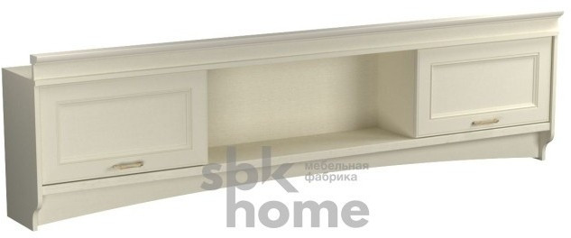 Шкаф-полка навесная, Сиена (2078*313*582) Береза бежевая