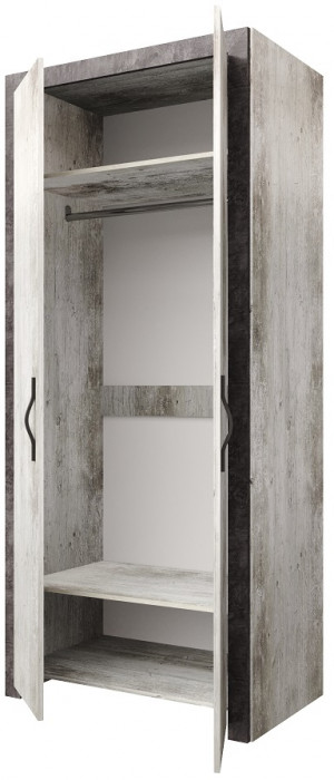 Набор мебели для гостиной "Эстель" - Дуб полярный/Сосна натуральная