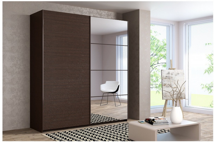 Шкаф-купе Иннэс-5 2000 Ф1/Ф2, Бодега светлый