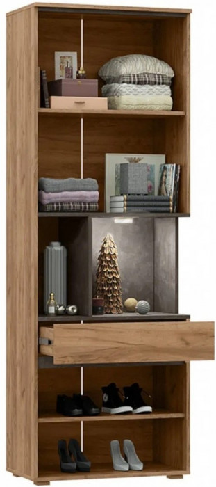 Соренто Шкаф высокий для гостиной