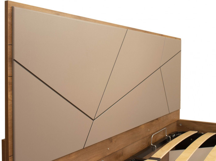 Кровать Гамма с ортопедическим основанием 54.15 Таксония/Грей