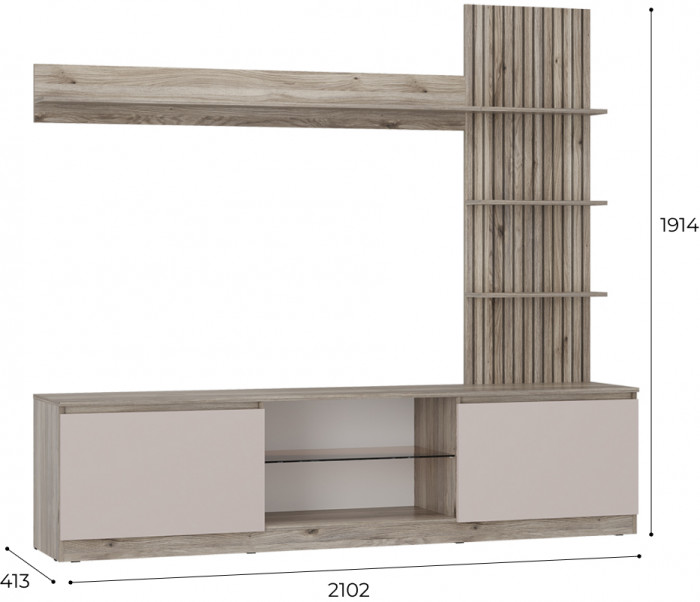 Стенка в гостиную Рио