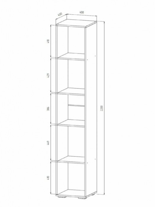 мс для детской Накки П-400 белый/серый