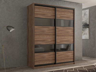 Шкаф-купе Кааппи 7 Орех Тьеполло 120х45х230 см