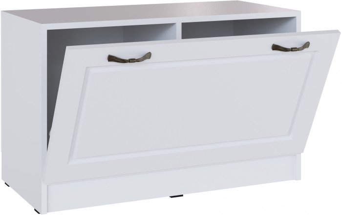 Тумба 800 Апполия, Белый/Белый дуб