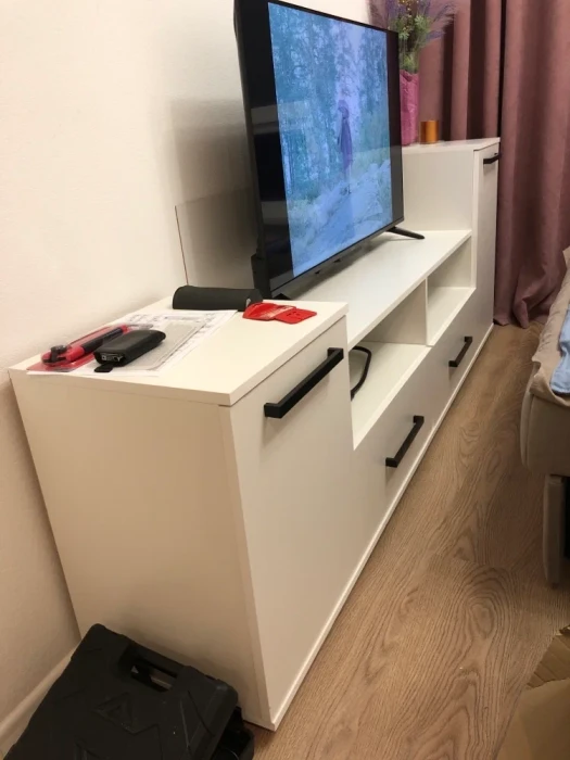 Тумба ТВ Парус-2 белый