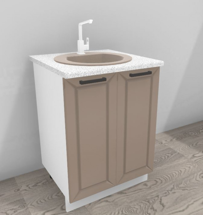 Ф-40 Альфа (ШВ 600, ШН 600) МДФ холст белый