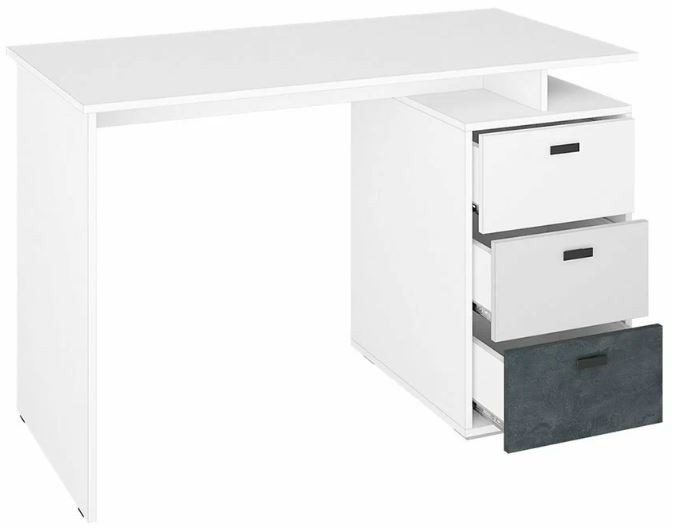 мс для детской Накки СТП-1200 белый/белый+серый+угольный камень