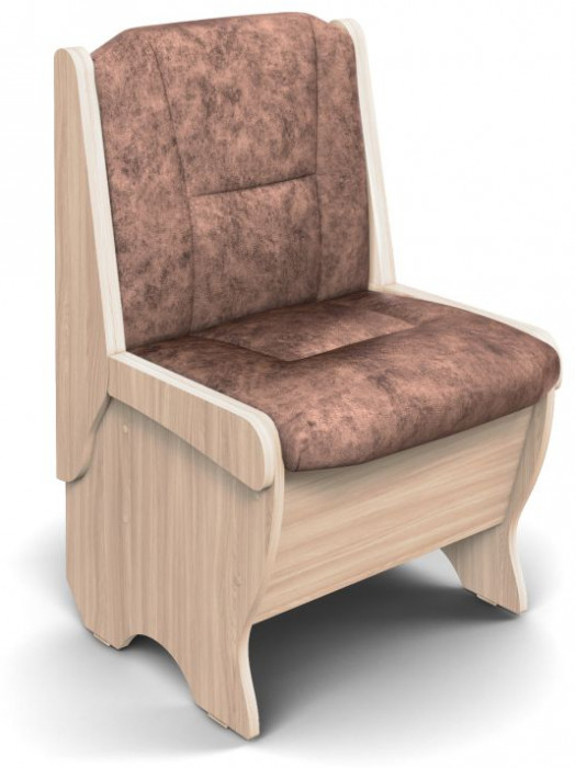 Скамья Лотос 550 ясень светлый/коньяк