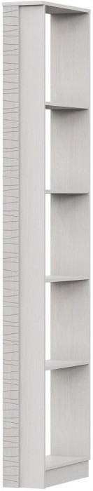 Модульная система "Гамма 20" Угловое окончание Серия №4 Ясень Анкор  светлый / Сандал светлый