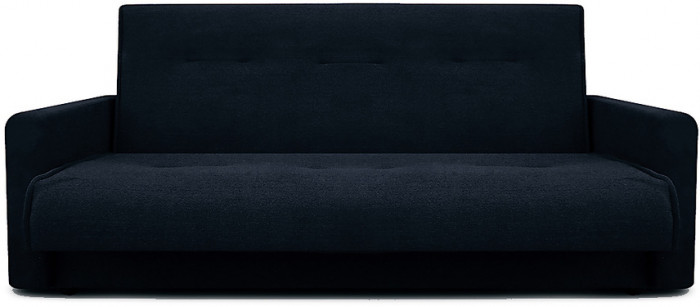 Диван Милан 140 черный ППУ