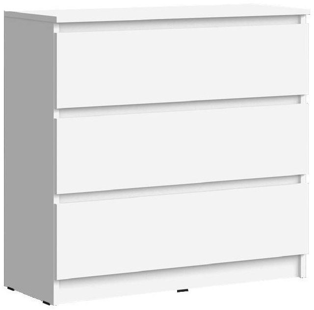 Челси Комод 800 (3 ящика) (Дуб Сонома, Дуб Сонома)