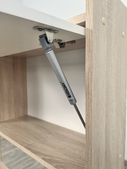 Компьютерный стол Квартет-9 (К), Дуб крафт золотой/Кашемир