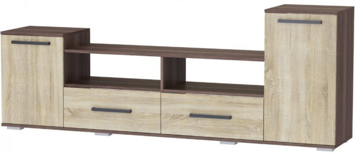 Тумба ТВ Парус-2 ясень шимо/дуб сонома