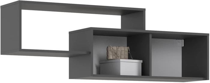 Норд Полка 2-х ярусная, Графит/Изумрудный