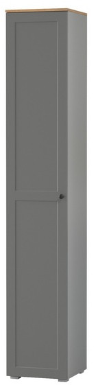 Остин 13.227 Шкаф-пенал, цвет серый графит/дуб крафт золотой, ШхГхВ 40х41,8х229,8 см., универсальная сборка