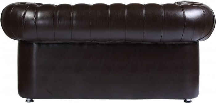 Диван Честер 2- х местный, коричневый