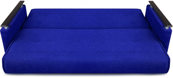 Раскладной диван-кровать, прямой, книжка, цвет синий, Милан Люкс 120